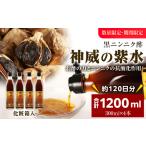 たれ ドレッシング 酢 黒ニンニク酢 神威の紫水 1200ml