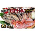 ふるさと納税 静岡県 西伊豆町 大島水産おすすめ！「訳あり干物4.5kg以上！！詰合せセット」 訳あり わけあり 4.5kg 4.5 4.5キロ 以上 国産 国外産 冷凍 西伊…