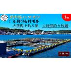 体験チケット 釣り堀ハマカツ 1名釣り堀利用券