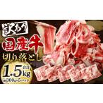ふるさと納税 牛肉 セット 福岡県 北九州市 訳あり 国産牛 切り落とし 合計約1.5kg 約300g×5パック