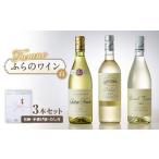 ふるさと納税 ワイン 白ワイン 北海道 富良野市  包装・手提げ袋・のし付 オススメ ふらのワイン(白) 3本セット 1373956