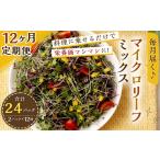 野菜類 薬味 12回定期便 毎月届く マイクロリーフミックス …