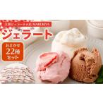 ふるさと納税 アイス・ヨーグルト ジェラート 北海道 江別市 合計 22個 ジェラートおまかせ 22種セット