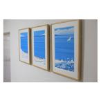 絵画 ハピネス 3枚組 小説付き 直筆サイン入り