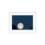 絵画 三日月が見た満月の夜 小説付き 直筆サイン入り
