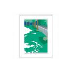 絵画 その先の向こう側 直筆サイン入り 額付きジークレープ…