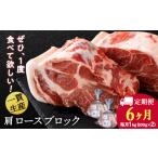 豚肉 ロース 定期便 6カ月 白老豚 肩ロース