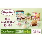 ふるさと納税 北海道 浜中町 ＜全4回・隔月＞お試し定期便！ハーゲンダッツ人気 セット アイス スイーツ デザート_H0026-011