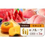 ふるさと納税 果物類 柿 和歌山県 九度山町  6・8・10月 全3回 和歌山産 旬のフルーツのお楽しみ 定期便 魚鶴商店 UT112