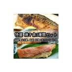 魚貝類 金目鯛 特選焼き魚セット 骨取りトロ塩鯖+金目鯛味…