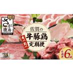 豚肉 しゃぶしゃぶ 定期便6回 佐賀の牛 豚