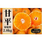 ショッピング甘平 ふるさと納税 果物類 みかん 愛媛県 松山市  甘平 約2.8ｋｇ（ご家庭用） 2月頃発送 みかん ブランド 柑橘 フルーツ 果物 愛媛 松山