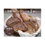 ふるさと納税 パン 京都府 亀岡市  70th記念 年末感謝 天然酵母 ハード系パン3種　お試しセット《国産小麦 フランス産小麦 有機 無添加 パン バケット カンパ…