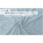 タオル 寝具 ブルー シール織 綿ボアBOX