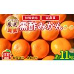 果物類 みかん かねひろの黒酢みかん プレミアム 11kg