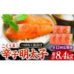 魚貝類 明太子 全12回定期便 庄屋 こくうま