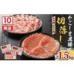 かごしま黒豚 切落し モモ肉 ウデ肉 500g