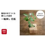 木工品 竹工品 杉無垢材の一輪 挿し 花瓶 高さ12cm