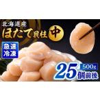 ふるさと納税 魚貝類 ホタテ 北海道 浜中町 北海道産 ほたて貝柱(中)　計500g_H0001-121