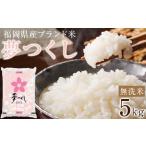 ふるさと納税 無洗米 福岡県 筑前町 令和7年産 福岡県産ブランド米「夢つくし」無洗米5kg 米 ブランド米 ブランド 白米 無洗米 夢つくし 令和7年産 5kg 5キロ…