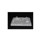 インテリア ガラスの石庭 皿 置物 石 食器 サンドブラスト