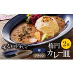 陶磁器 漆器 ガラス 美濃焼 楕円 カレー皿 2枚