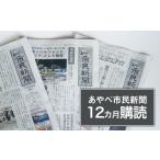 地域のお礼の品 定期便 あやべ市民新聞12カ月購読