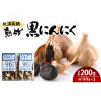 野菜類 低温長期熟成 黒にんにく 約100g×2パック
