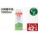飲料類 牛乳 7回定期便 大阿蘇牛乳 1000ml
