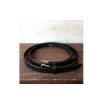 小物 Original leather belt-Black-Short