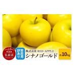 ふるさと納税 りんご 青森県 弘前市 25年11月発送 りんご 訳あり 家庭用 シナノゴールド 約10kg レビューキャンペーン