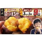 野菜類 サツマイモ 3回お届け 都城産 長期熟成紅はるか 3kg
