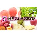 ふるさと納税 もも 山形県 山形市 定期便3回 秋冬フルーツ満足便 令和7年産先行予約 FS24-518くだもの 果物 フルーツ 山形 山形県 山形市 2025年産