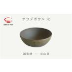 食器 グラス e25-a085 越前焼 サラダボウル