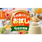 地域のお礼の品 4回定期便 シュシュのいろいろお試しコース