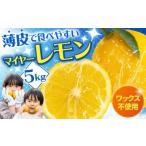 ふるさと納税 みかん・柑橘類 レモン 長崎県 諫早市  2026年12月上旬より順次発送／先行予約 マイヤーレモン 5kg ／ イエロー ワックス不使用 国産 皮ごと レ…