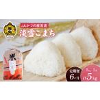 米 常温 定期便 別送 即時交換 鹿角市　ふるさと納税 米 秋田県 鹿角市 令和7年産 特別栽培米「淡雪こまち」精米 5kg × 6ヶ月 定期便（合計30kg）JA かづの産直センター ●2025年11月上旬発送開始 …