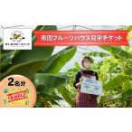 入場券 優待券 現地で体験 で南国フルーツハウス見学