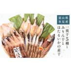 ふるさと納税 干物 富山県 氷見市  氷見 堀与 一夜干し5種とみりん干とほたるいかの素干し