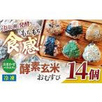 ふるさと納税 玄米 長野県 伊那市 酵素玄米おむすび （伊那市産米） おまかせバラエティ 14個セット （冷凍）｜おむすび おにぎり 酵素 酵素玄米 玄米 伊那市…