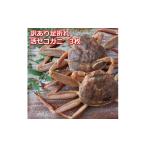 ふるさと納税 カニ 鳥取県 三朝町  先行予約 2026年11月中旬以降発送 活き訳あり足折れご自宅用　日本海産親ガニセコガ二　3枚MK19｜国産 訳あり ズワイガニ …
