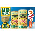果汁飲料 みかん 金太洋 つぶ甘夏みかん 30缶入り