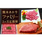 牛肉 セット 熊本 あか牛 ファミリー 3か月