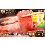 牛肉 ランプ A5飛騨牛 ミックスカルビ ランプ焼肉 570g
