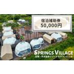 ふるさと納税 神奈川県 山北町 SPRINGS VILLAGE 足柄丹沢温泉リゾート 宿泊補助券 50000円【 宿泊 宿泊券 体験 チケット 旅行 グランピング キャンプ 温泉 ア…