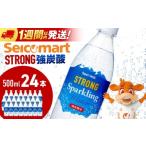 ふるさと納税 炭酸飲料 北海道 千歳市 セコマ 強炭酸水 500ml 24本 1ケース 北海道 千歳製造 飲料 炭酸 ペットボトル セイコーマート