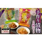 加工品等 漬物 手作り漬物 2種セット パパイヤ漬け
