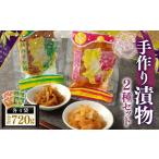 加工品等 漬物 手作り漬物 2種セット パパイヤ漬け