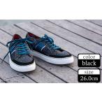 ファッション 靴 black 26.0 井原デニムのプレミアムスニー…
