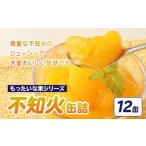 ふるさと納税 缶詰・瓶詰 くだもの 福岡県 八女市  訳あり もったいな果シリーズ 不知火 缶詰 5号缶×12缶セット 缶詰 フルーツ 訳あり商品 缶詰 わけあり